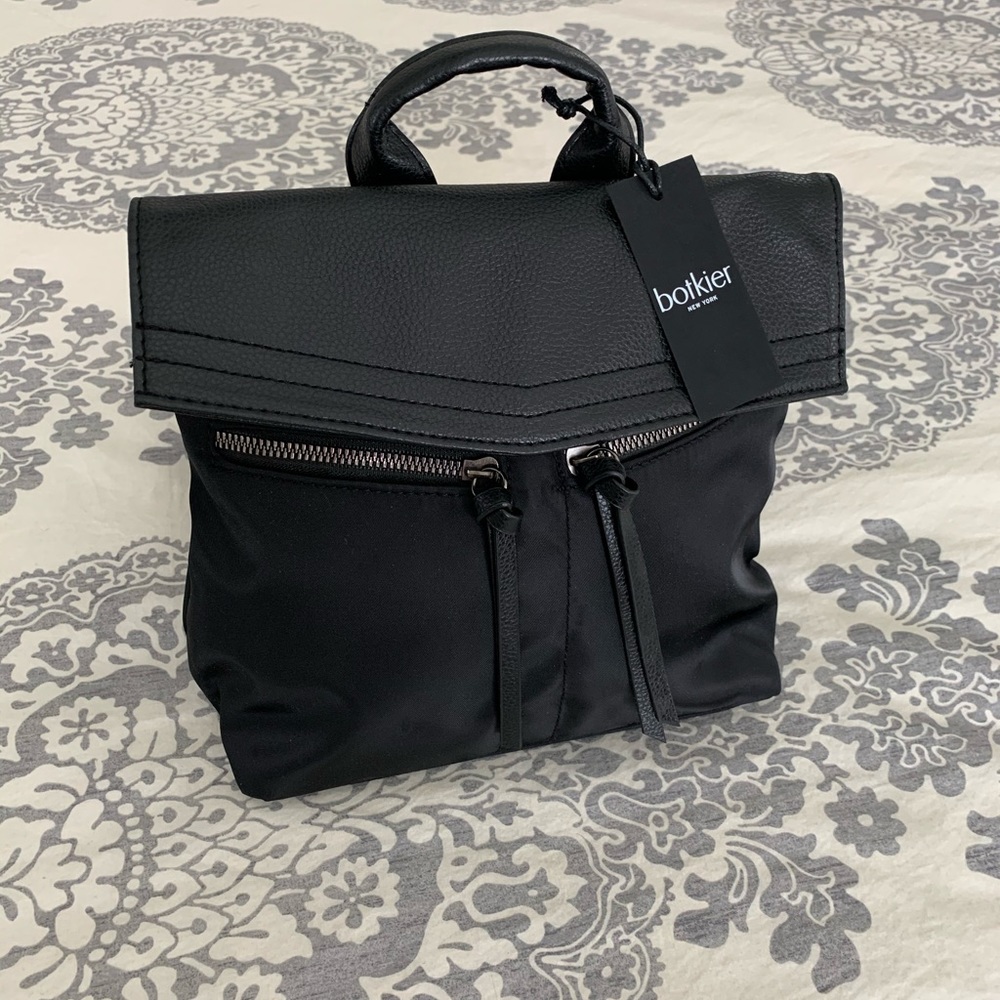 Botkier Trigger Black Nylon Backpack